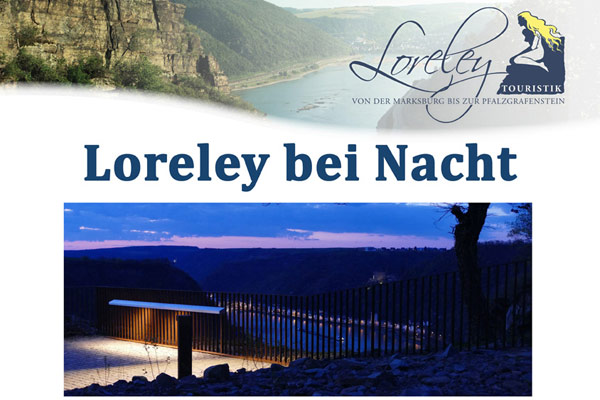 Veranstaltung: Die Loreley bei Nacht