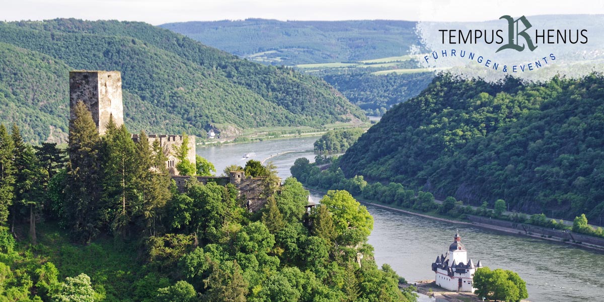 Stadt Kaub - Burg Gutenfels und Zollburg Pfalzgrafenstein